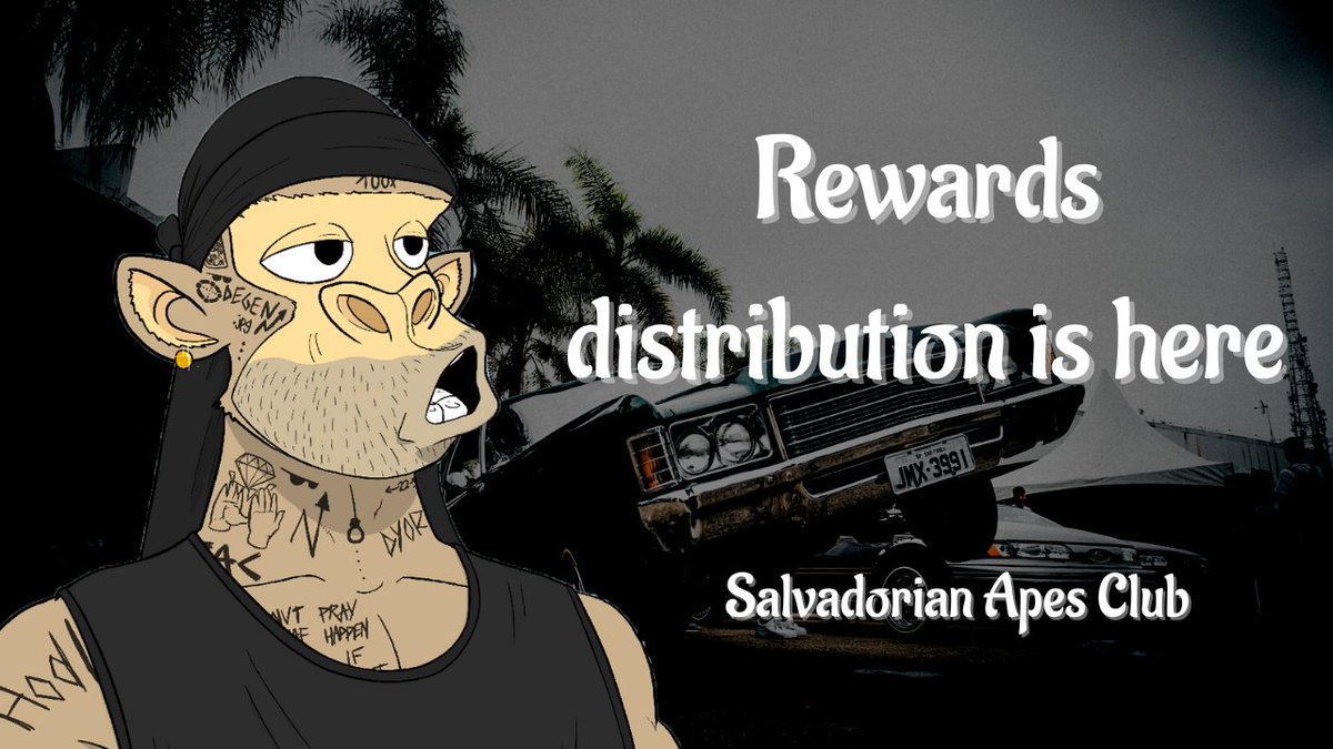 THE PASSIVE INCOME IS HERE💰

It’s a big day ! The first Salvadorian Fund rewards are here ! We made a distribution of 0.113 $EGLD per ape staked. This is huge for bear market conditions. Imagine in a bull market 👀

🚨LIKE + RT to get some $EGLD as well