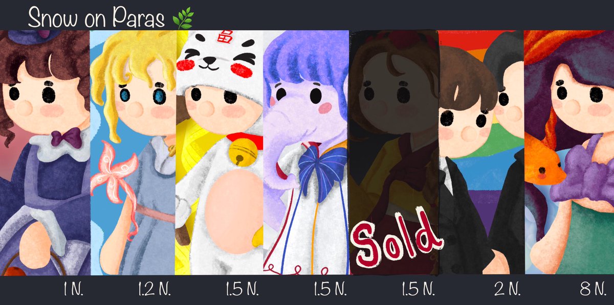 Update Collection 🌿

น้องสโนว์ยังมีว่างอยู่นะคะ สามารถมาดู หรือมาจับจองกันได้น้าาาาา

💵Price: 1 - 8 N.

Paras : paras.id/collection/sno…
Discord : discord.gg/VpaAVvAe

#paras #NEARProtocol #NEARcollector #NEARnft  #NFTCommunity #NFTTHAILAND #NFTThaicommunity