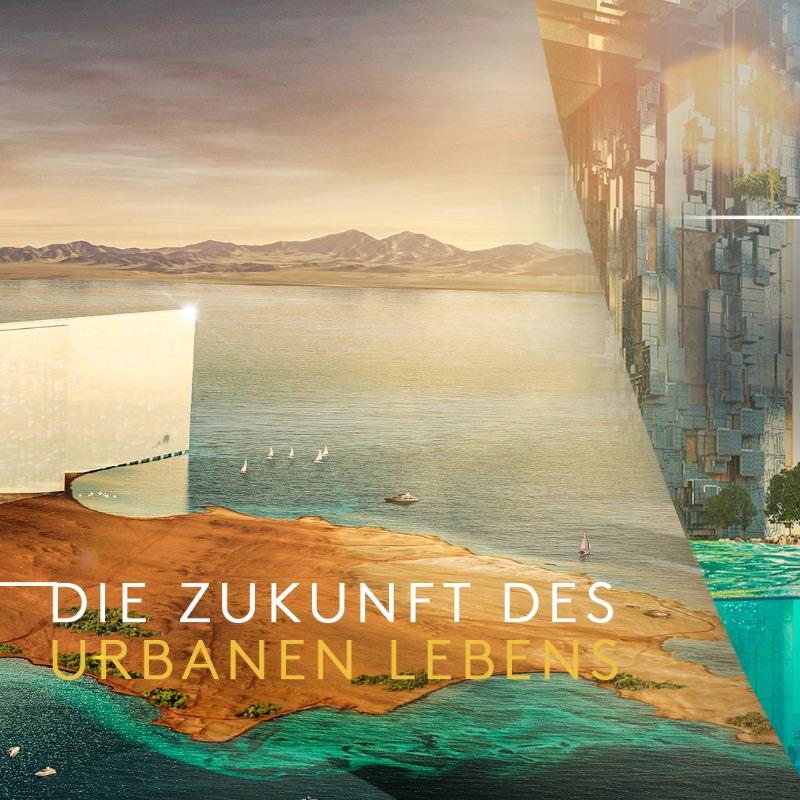 NEOM's tweet photo. Kombination modernster Technik und Design: #TheLINE ist eine zivilisatorische Revolution, in der Menschen im Mittelpunkt stehen. 
#NEOM