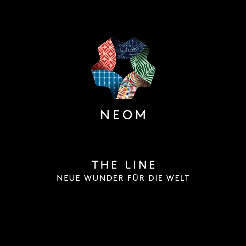 NEOM's tweet photo. Kombination modernster Technik und Design: #TheLINE ist eine zivilisatorische Revolution, in der Menschen im Mittelpunkt stehen. 
#NEOM