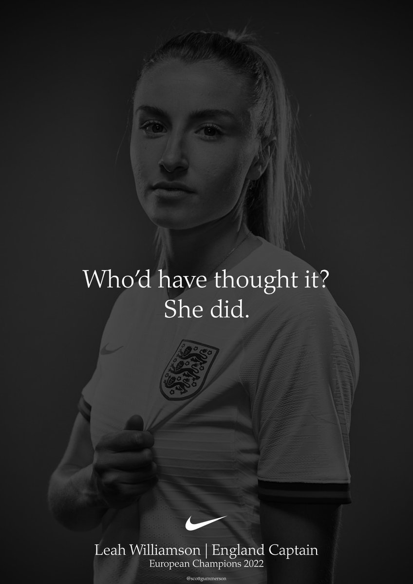 OMB of the Day: Create posters to celebrate the @Lionesses bringing it home! #WEURO2022 #itscomehome #Lionessess 🏴󠁧󠁢󠁥󠁮󠁧󠁿🏆 @OneMinuteBriefs 
@Nike @nikefootball @nike