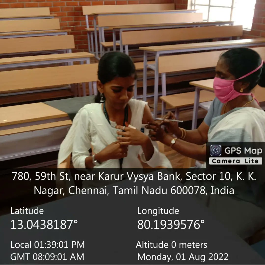 avichi_nss's tweet photo. Avichi College of Arts and Science,NSS Unit 122 conducted booster Vaccination drive at college campus today(01/08/2022).
Nearly 40 students,Staff  and Non -teaching staff  got their booster jab in the camp.
@NDspsr 
@NSSChennai 
@nss_tamilnadu 
@avichi_nss https://t.co/3FIT31PFMY