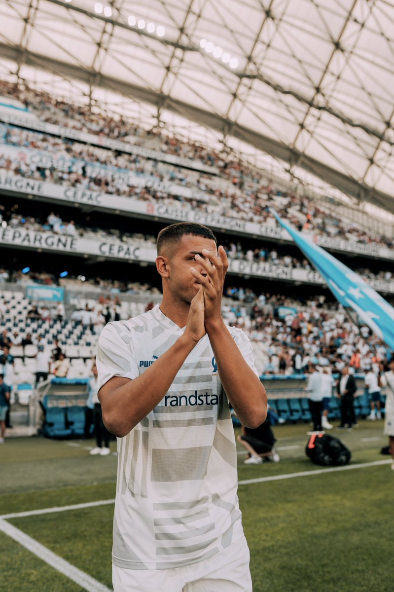 D’etre au Stade Vélodrome... Quel émotion💙🤍