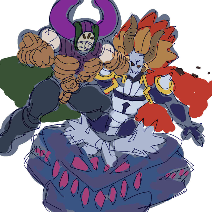 ロマノグリラと拳で語り合うデスカール様です 