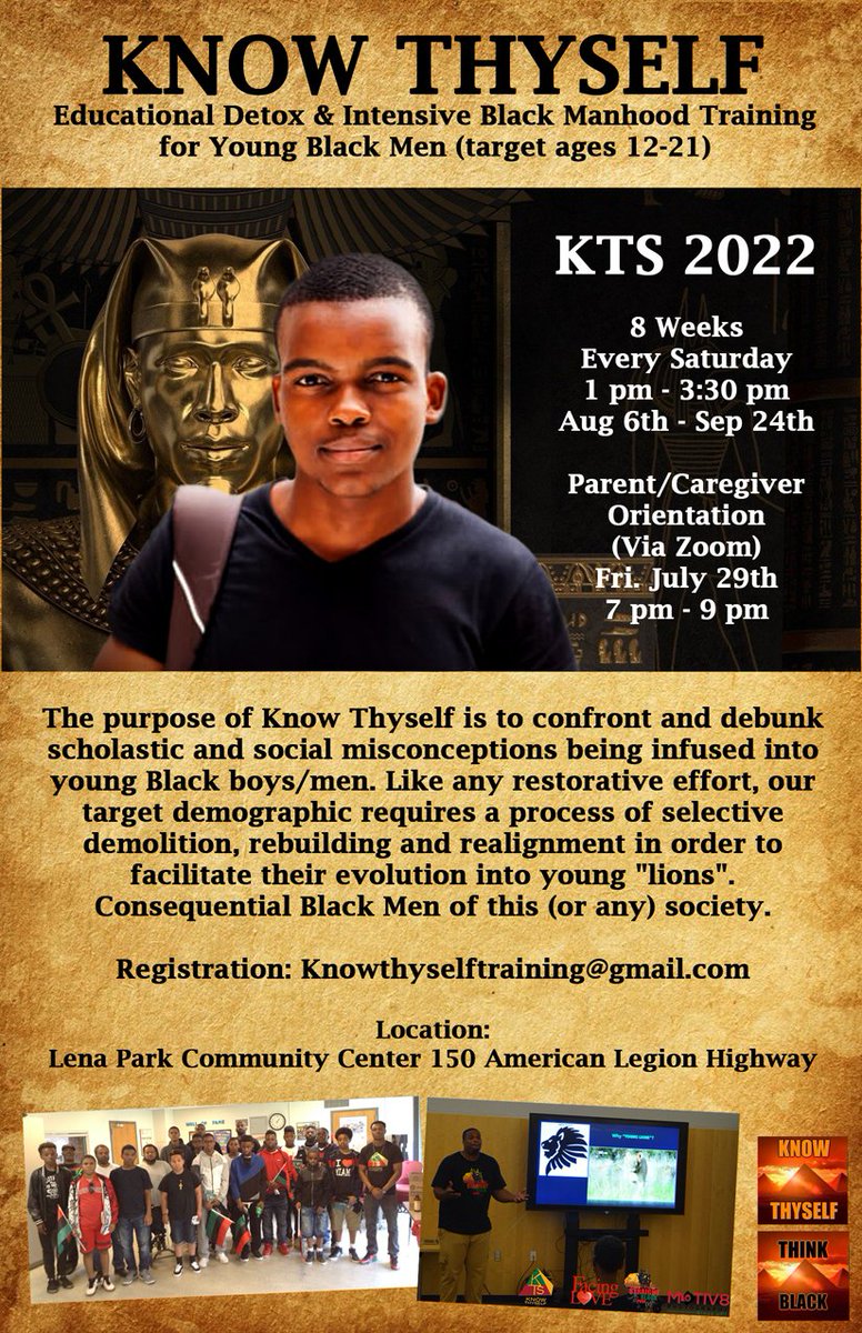 man_purpose's tweet image. Parents, caregivers, coaches if you have young men in your life encourage them to attend this program. Our young men need love and support to reach their greatness! 

 Starts this Saturday. It&apos;s FREE and lunch is provided.