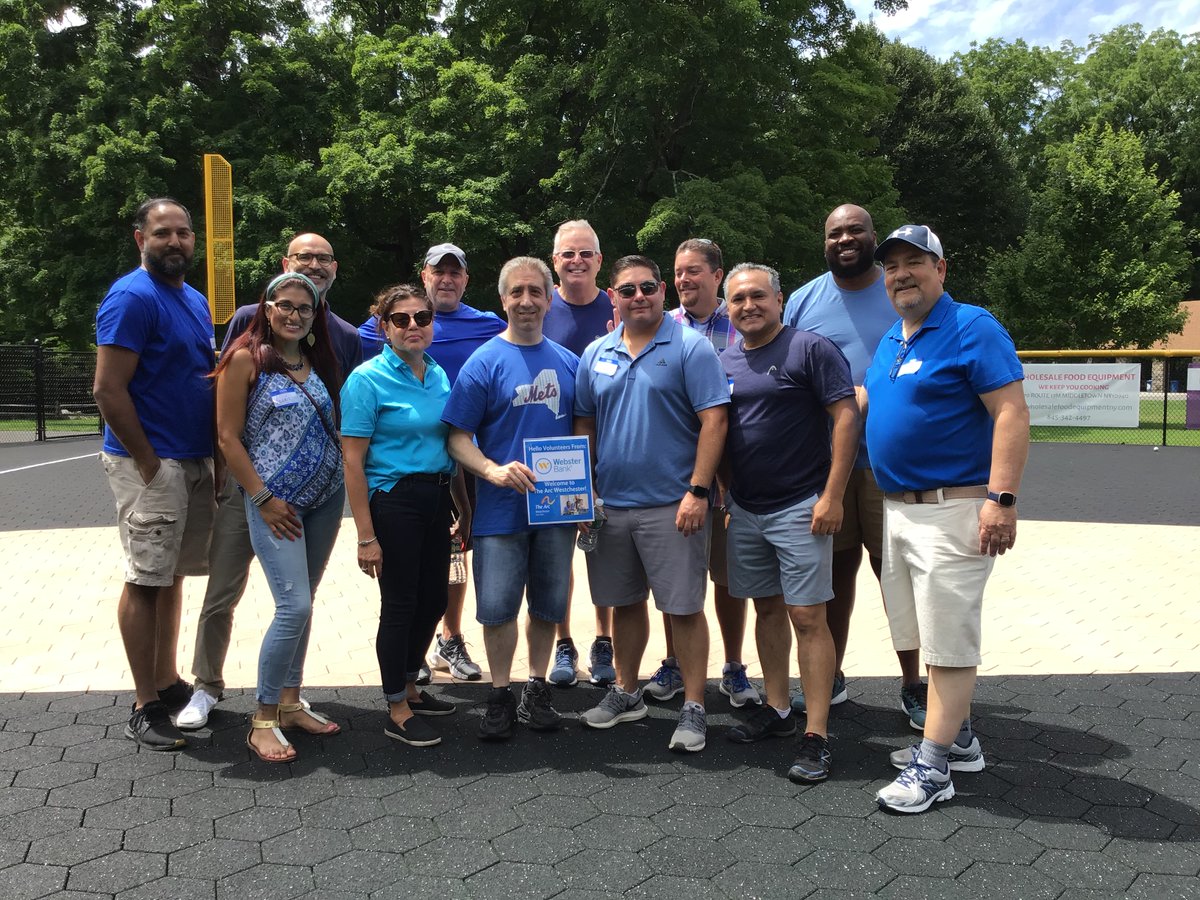 ArcWestchester's tweet photo. Just this week, The Arc Westchester was joined by volunteers from @websterbank for a fun baseball game!
Learn more about the fun day, other volunteer events here ▶ https://t.co/dXTmDVSzEY
#volunteering
#westchestercounty
#TheArcWestchester
#MorganStanley
#websterbank https://t.co/H1i8I4pFfz