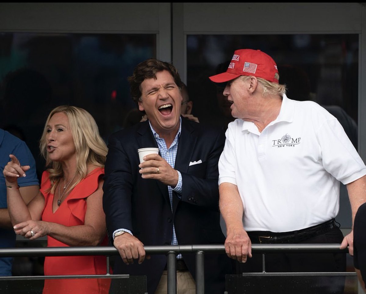 ReallyAmerican1's tweet photo. Two trust fund babies and a Q Anon supporter: The face of the Republican party in 2022. https://t.co/OmyYbiRvPy