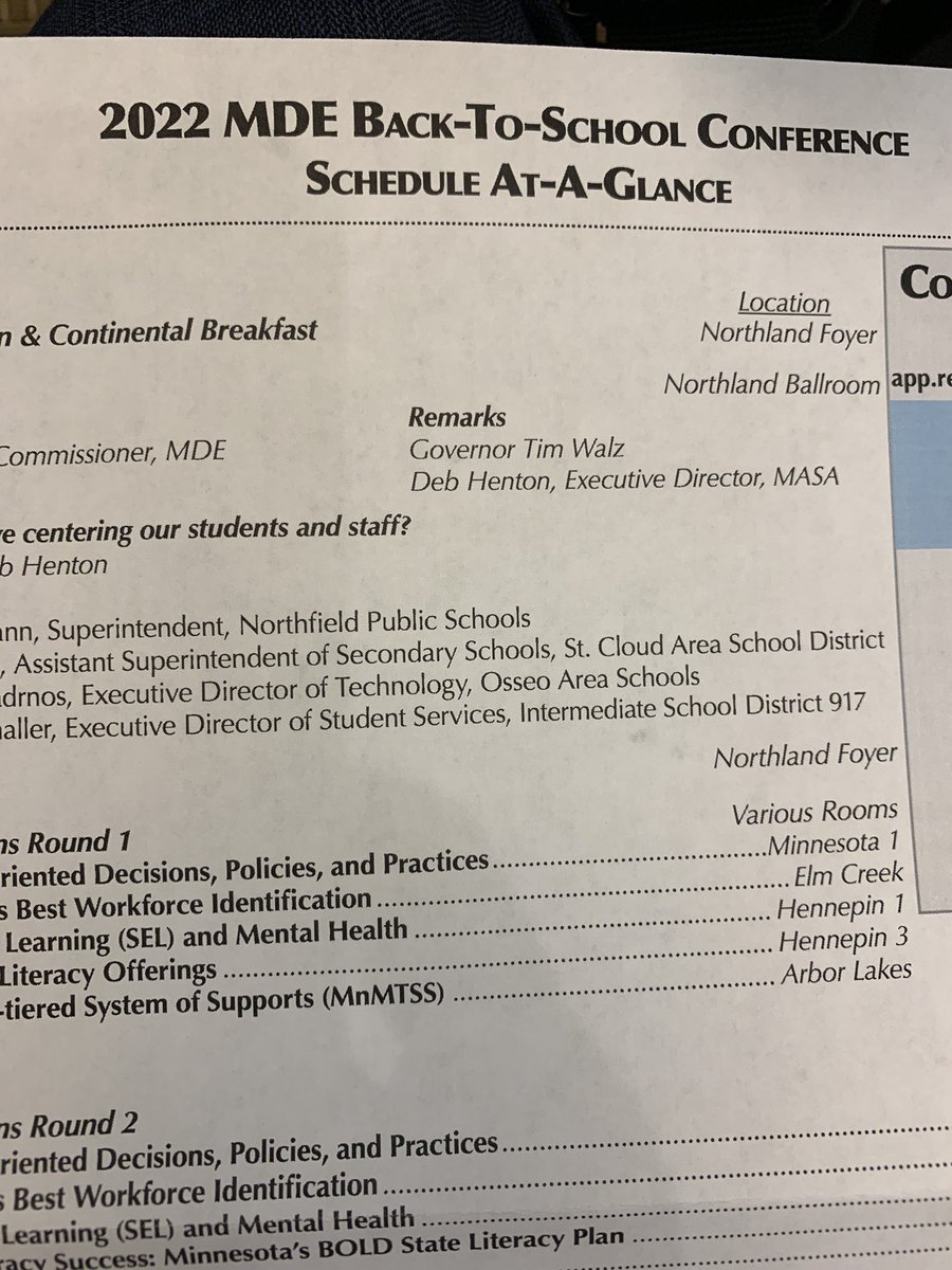 ron_wagner_ALSD's tweet photo. Thank you Governor Walz and Commissioner Mueller #MNDeptED for setting the tone and vision for the school year- Back-To-School Conference- @AlbertLeaSchool https://t.co/13kfXlxCws