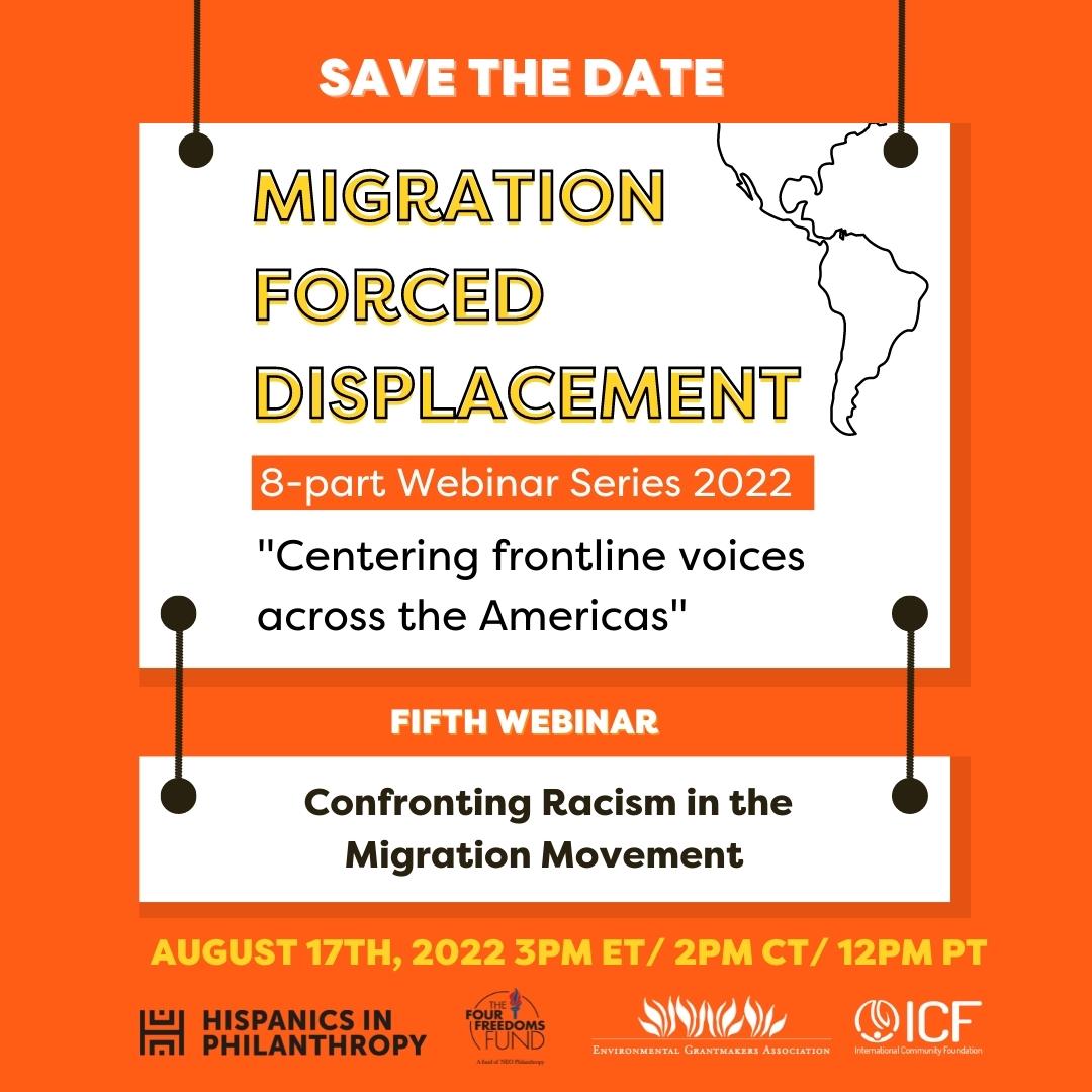 BeHIPGive's tweet photo. #SAVETHEDATE #EVENTMONDAY

Learn more on what we can do to increase racial justice for migrant communities and what should participants/funders do to support the work done to eradicate it.  

Register and join the conversation 👉 https://t.co/COqDJwvtri https://t.co/5y3L2O3hkk