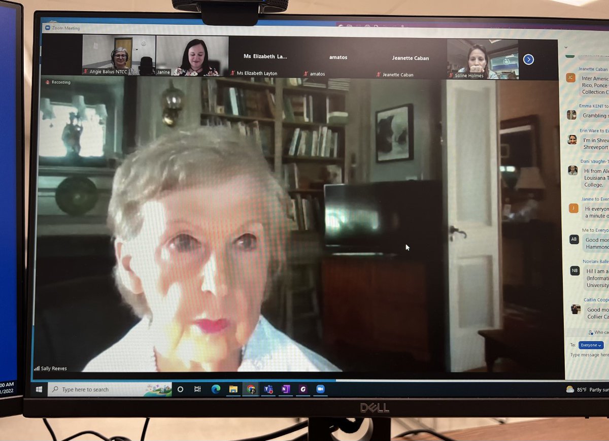 Longtime New Orleans archivist/historian Sally Reeves presenting the keynote address at #nolaILC2022.

Join us at nolailc.wordpress.com