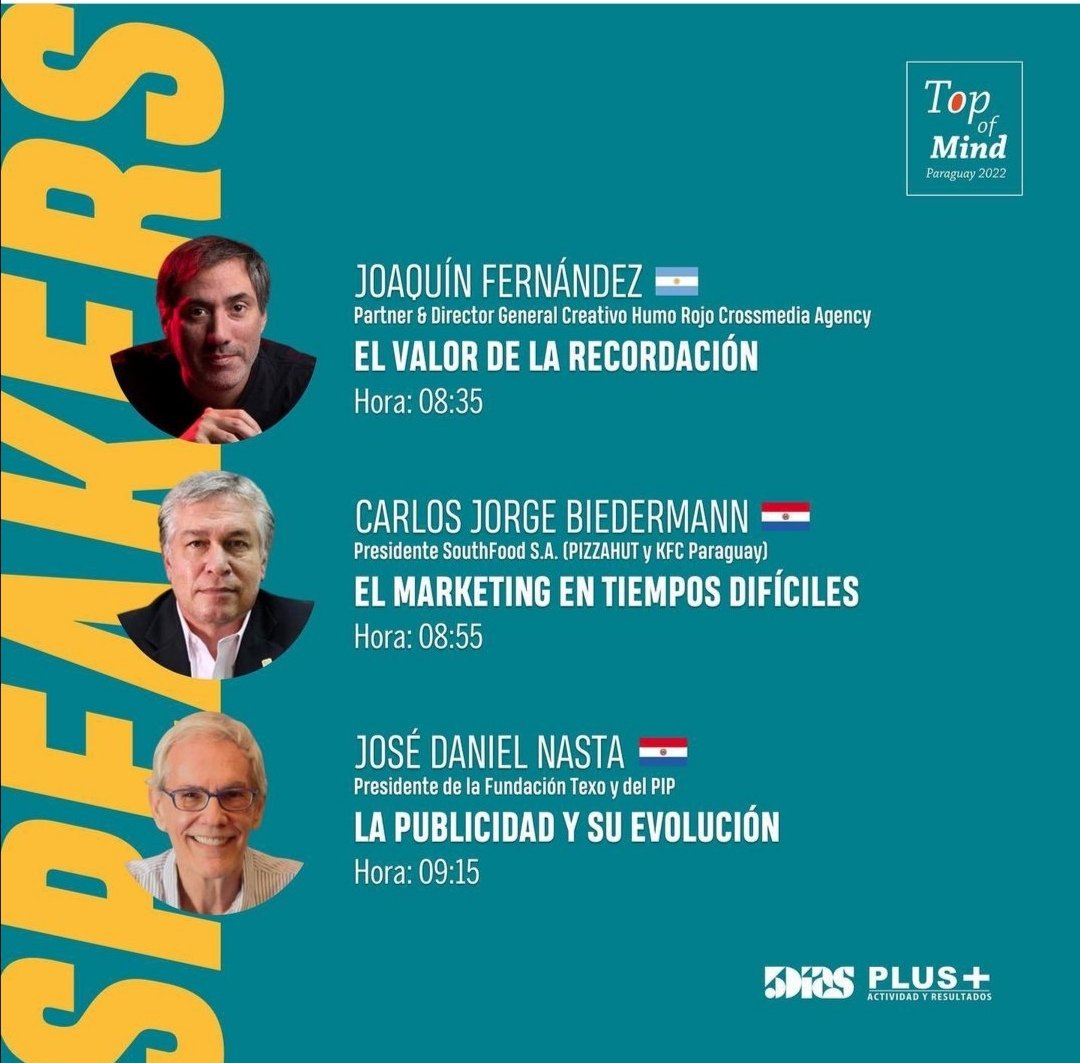 5DiasPy's tweet photo. A continuación se desarrollará el TOM #InsideTalks, con charlas de marketing con disertantes nacionales e internacionales, además del conversatorio de marcas TOM aportando gran contenido de valor a la audiencia. https://t.co/mY057Lh6a9