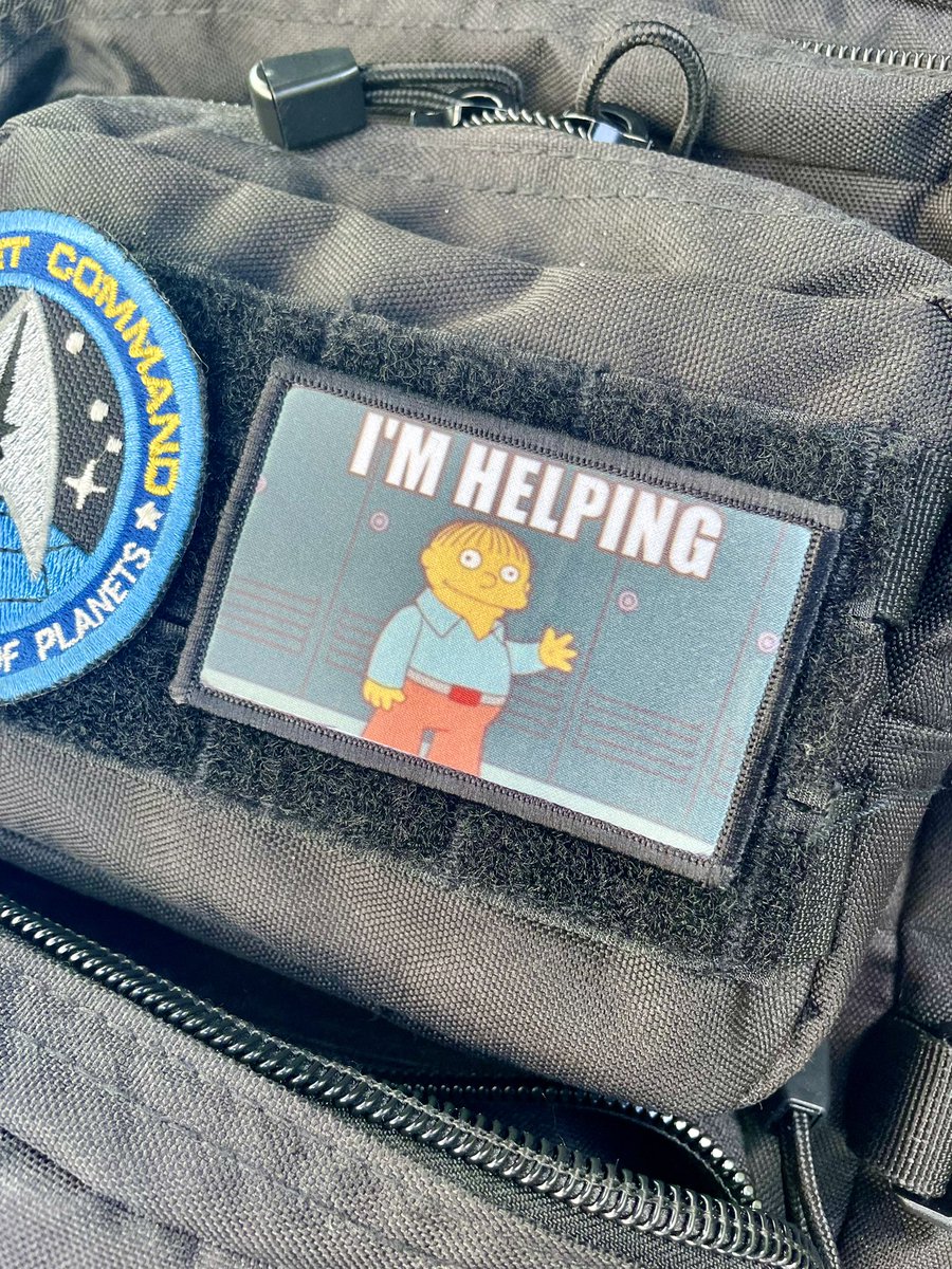 Just got the perfect patch for my work bag.
