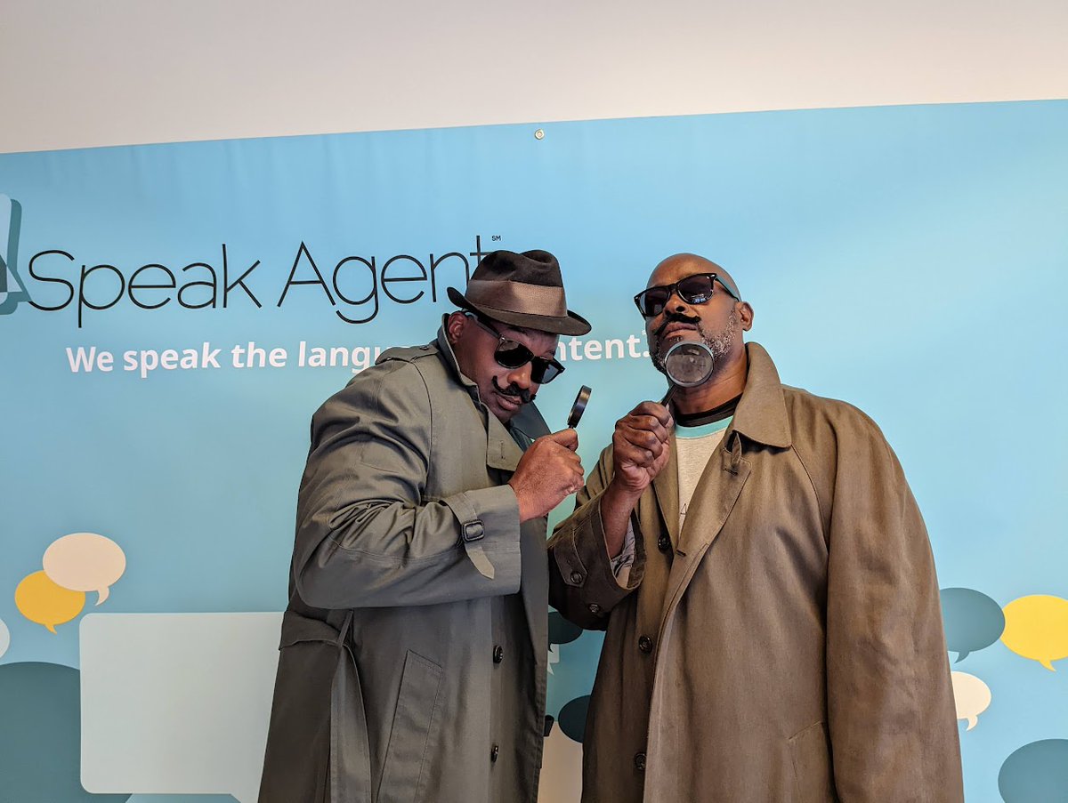 SpeakAgents's tweet photo. #MondayMorningMeetTheTeam @SpeakAgentHuck and @SpeakAgentChas are on our #topsecret sales team. They're both former educators passionate about providing an equitable, research-based solution to help your students acquire #academiclanguage to master #STEMconcepts. https://t.co/siy3CoT526