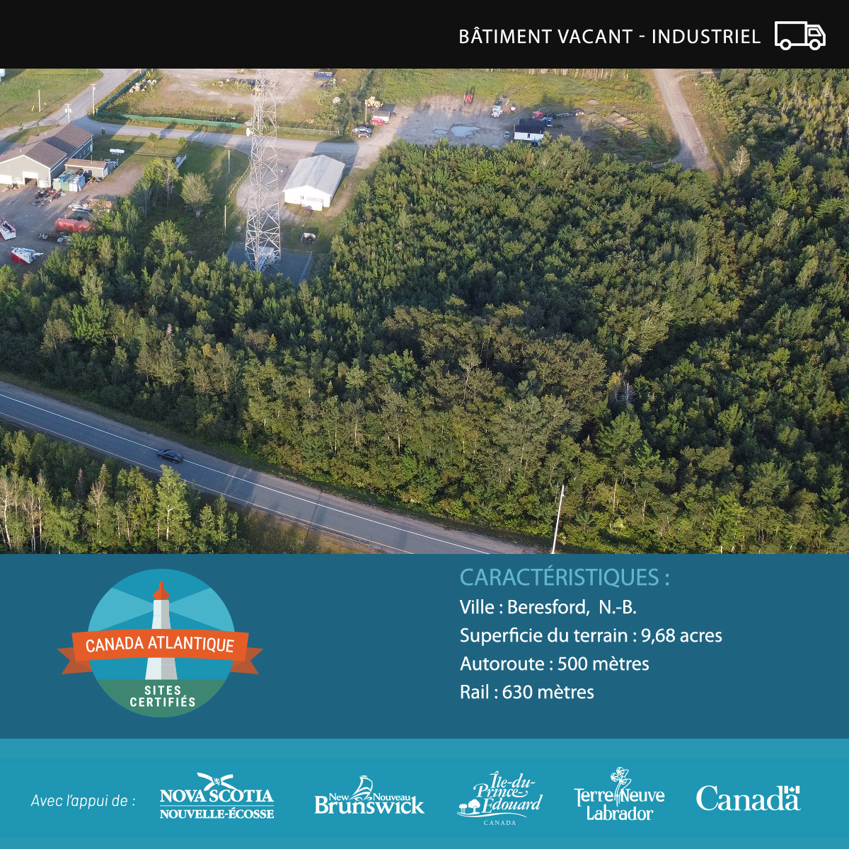 NOUVEAU site certifié! Grâce à Sites certifiés du Canada atlantique, découvrez les plus récents sites certifiés prêts à être mis en valeur qui répondent aux principaux critères de sélection. Découvrez ce site dès aujourd’hui : lnkd.in/dav5ivur 
#AtlCanCertSites