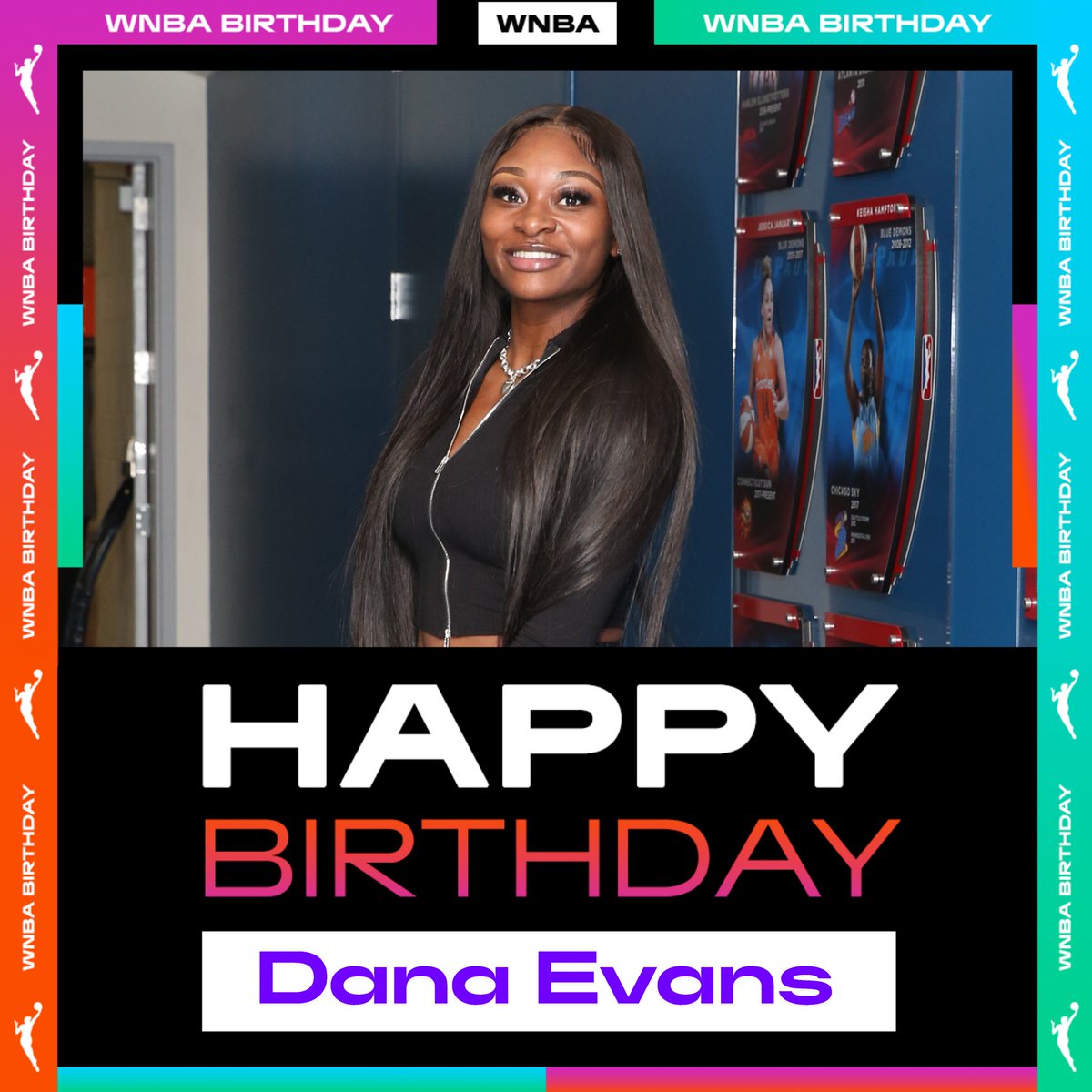 WNBA's tweet photo. The 2️⃣4️⃣ 🎉

Happy birthday @Danaaakianaaa! https://t.co/IoDYSMGcbo