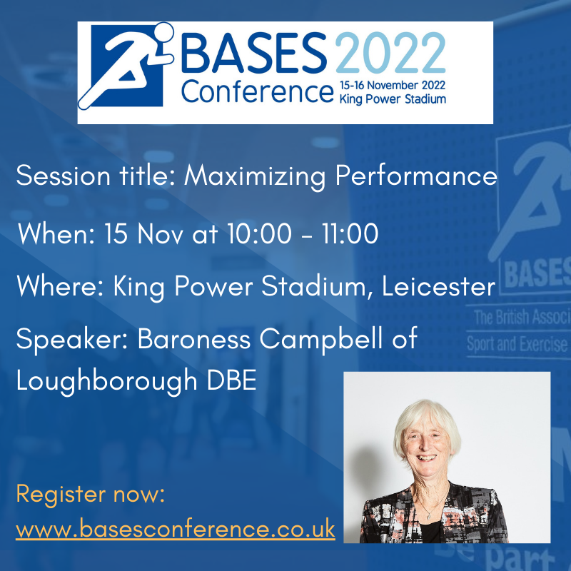 CASESsocial's tweet image. Fresh off the back of the Lionesses lifting the 2022 UEFA European Women&apos;s Football Trophy, Baroness Sue Campbell, Director of Women’s Football at the FA, will be delivering the opening keynote at the BASES 2022 Conference at the King Power Stadium, Leicester in November 2022!