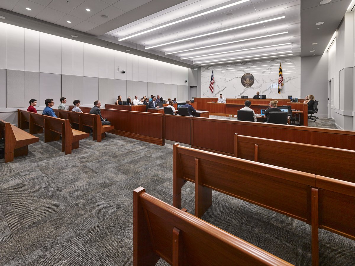 ClarkBuilds's tweet photo. Last year, Clark delivered the Howard County Circuit Courthouse. With every detail designed to expand access to justice and serve the needs of its constituents, the new Courthouse is a timeless addition to the County. #ClarkBuildsMD

More: https://t.co/pq9gpS6tSm https://t.co/8AI2JlXqg3