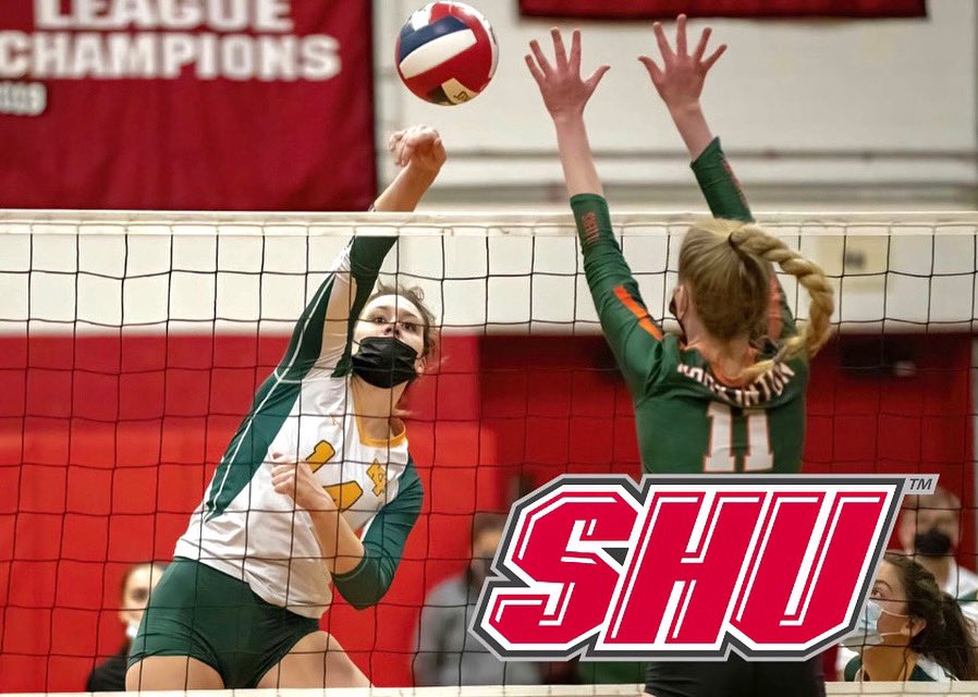 emilysawyer_'s tweet photo. I’m proud to announce my commitment to play D1 volleyball at Sacred Heart University! I’m forever grateful to my family, friends, and coaches for supporting me throughout the process❤️🤍 https://t.co/13cMdoozZR