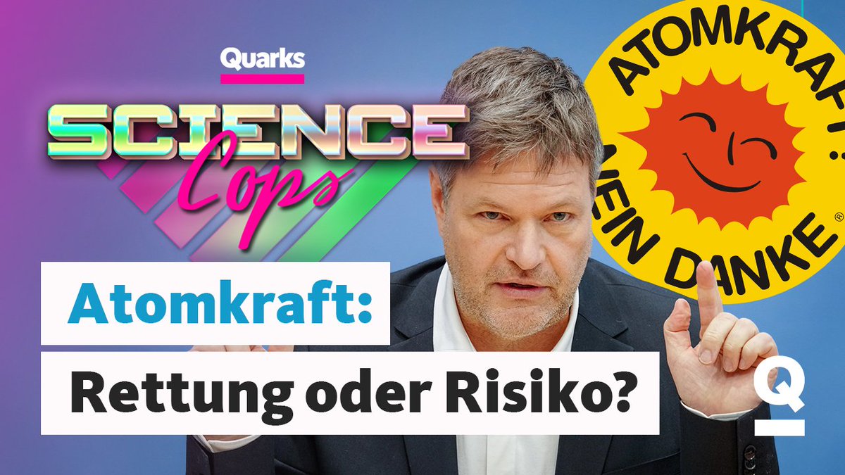 quarkswdr's tweet image. Die Grünen stellen sich gegen eine Laufzeitverlängerung von AKWs. "Wir haben ein Wärme- und kein Stromproblem", sagt Robert Habeck. Und erzählt von ausgelassenen Sicherheitschecks und sinnlosem Streckbetrieb. Check zeigt: nicht alles stimmt. #ScienceCops
quarks.de/podcast/scienc…