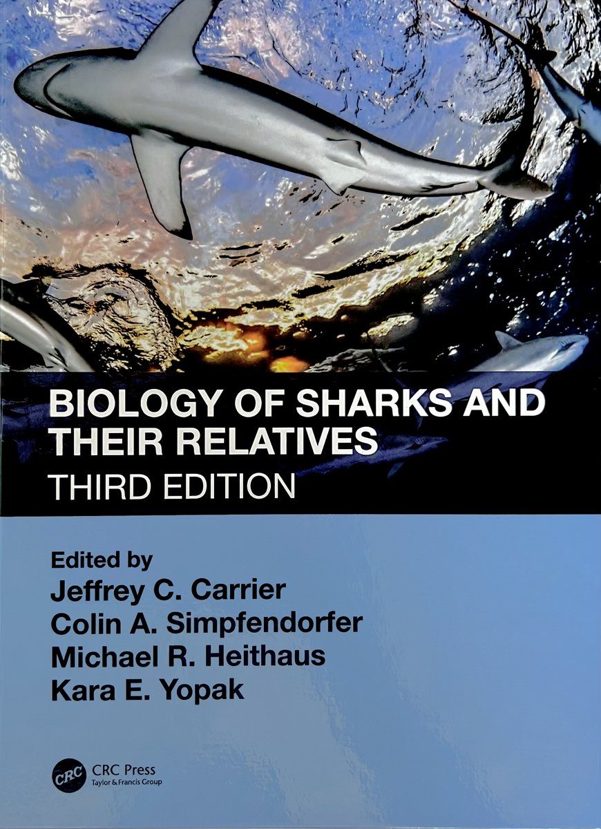 "Biology of #Sharks and Their Relatives: Third Edition." I hope researchers all across the world benefit from the content amassed by a great team of scientists. 
instagram.com/reel/Cgh84K7lx…
Available at Routledge.com.