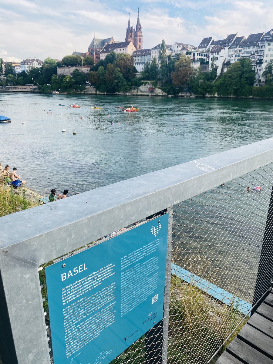 Frodo1977's tweet photo. Living the #Rhylax #ValueWater life π in #Basel with #Swimable #Rivers and #CitizenScience #ACS2022 https://t.co/KhWa4YtSpV https://t.co/vuRzysU6eS