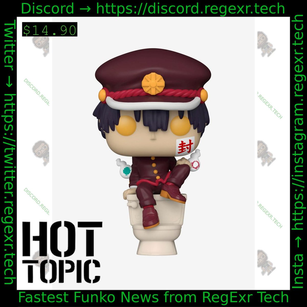 FunkoHT's tweet photo. #funko  Toilet-Bound Hanako-Kun Animation Hanako Hot Topic 
Link->https://t.co/9JZm4y918h
15:15:28 2022-08-01 UTC https://t.co/DukwDqJEbY