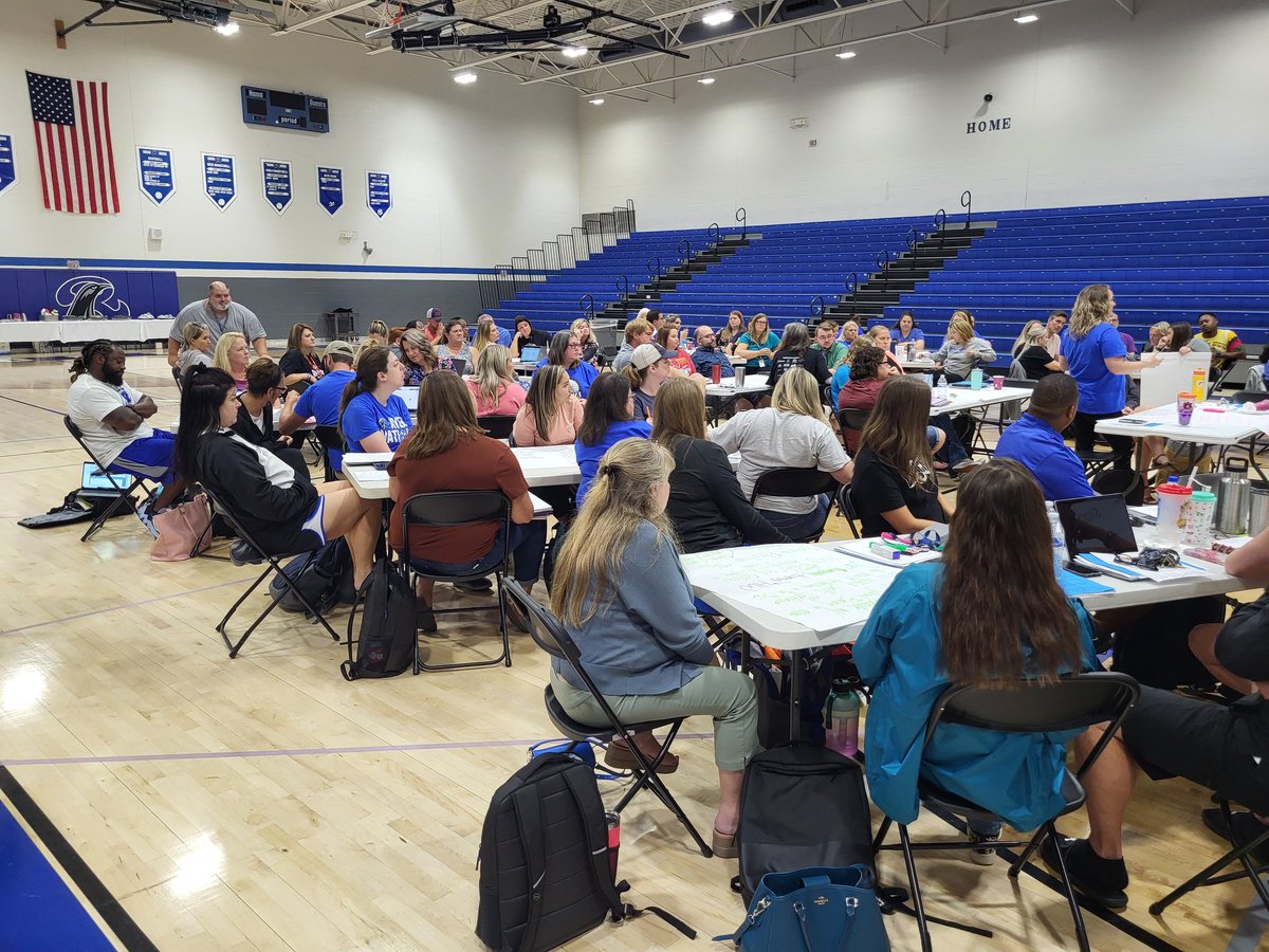 RMSRavens's tweet photo. Great Start to the year! Welcome Back RMS Family! #inservice #Day1 #BacktoBasics101 #RMS #WEARE #ROCKVALE https://t.co/6n5kglDS66