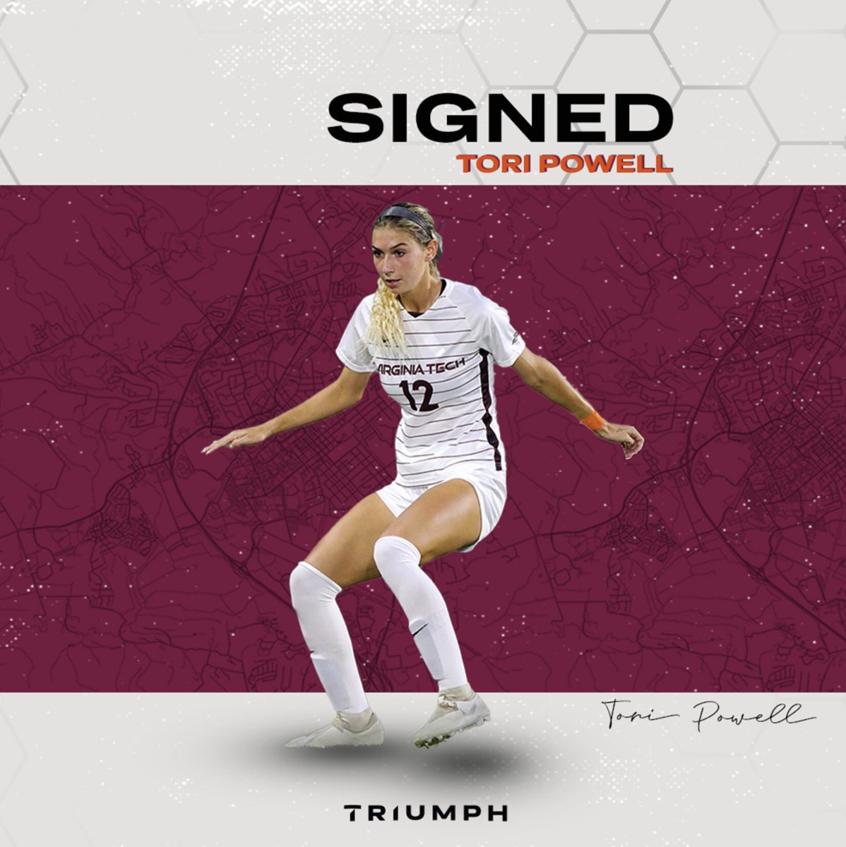 Triumph_NIL's tweet photo. #TeamTriumph just got stronger! We are excited to announce the signing of 4 @virginia_tech Soccer #athletes, @alia_keepy Lauren Gogal @TorPowell and Victoria Haugen! These #FemaleAthletes have what it takes! Catch all of the details at https://t.co/nksk6Tv4PL
#TriumphNIL https://t.co/ecnbgGkyg6