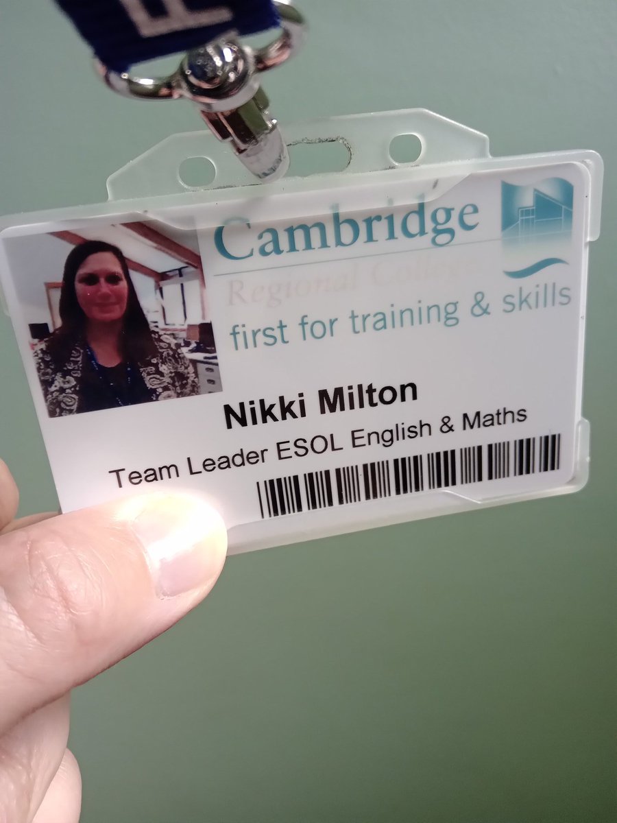 NikkiMiltonFE's tweet photo. Got my new ID badge today... https://t.co/Q6DuhTu8WM