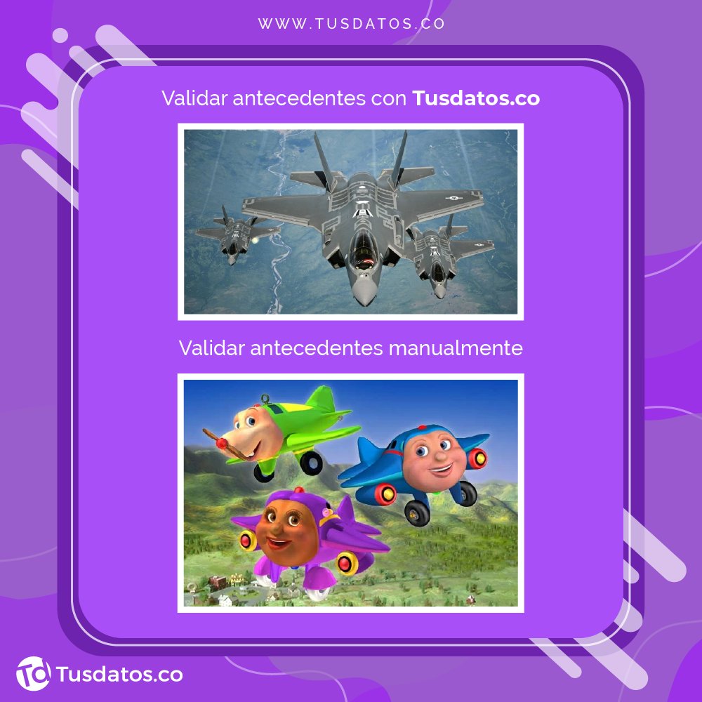 tusdatosco's tweet photo. Validar antecedentes con https://t.co/mQ7vOLcah7 es otro nivel🔝💯
¿Quieres comprobarlo? Solicita una demo de nuestro servicio TOTALMENTE GRATIS🤩

#compliance #cumplimiento #laft #validaciondeantecedentes #validaciondeterceros #sagrilaft #siplaft #sarlaft https://t.co/q3XLcZjoUU