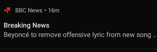 How is this breaking news...