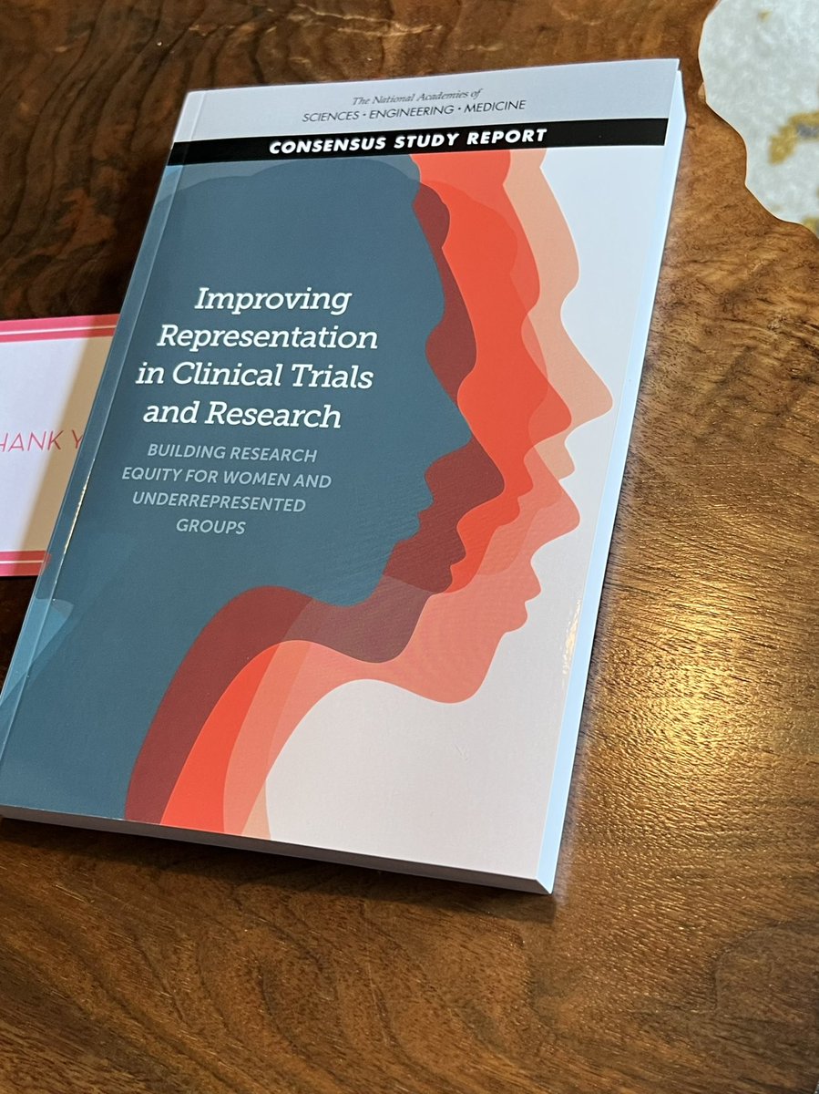 Ridiculously excited to receive our <a href="/theNASEM/">National Academies</a> Committee’s report on #equity in #clinicaltrials This work is already having significant impact. Many thanks to our amazing co-chairs, <a href="/ahelman99/">Alex Helman</a> and <a href="/KBibbinsDomingo/">Kirsten Bibbins-Domingo</a>