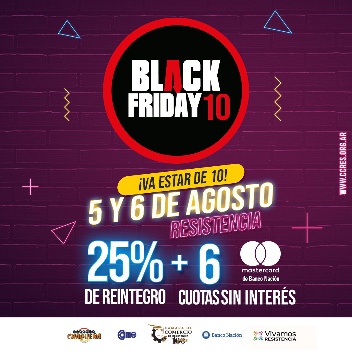 CamaraRcia's tweet photo. 🔴Esta semana se viene el Black Friday 10⚫ 
💥Y @prensabna se suma con una promo imperdible 💥

✅VISA: 1 pago + 25% de reintegro con tope de $ 1000 por transacción.
✅MASTERCARD: 25% + 6 cuotas sin interés con tope de $ 1000 por transacción. 

👇 sigue https://t.co/YmFK5mKVe2