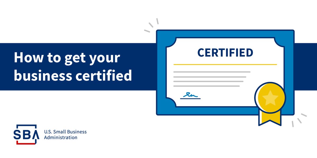 ✔️ From 8(a) to WOSB, contracting assistance programs help small businesses sell products and services to the world's largest customer: the federal government.  Learn how your #smallbiz can get certified! ow.ly/4Cu450K8EGH