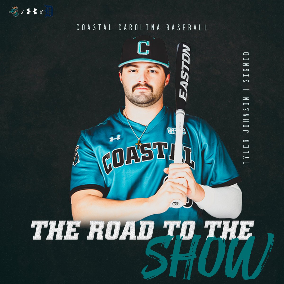 Congrats to <a href="/Johnson_T30/">Tyler Johnson</a> on signing a free agent deal with the <a href="/tigers/">Detroit Tigers</a>. #ProChant
#RELENTLESS | #SELFLESS 
#TEALNATION | #CHANTSUP

goccusports.com/news/2022/8/1/…