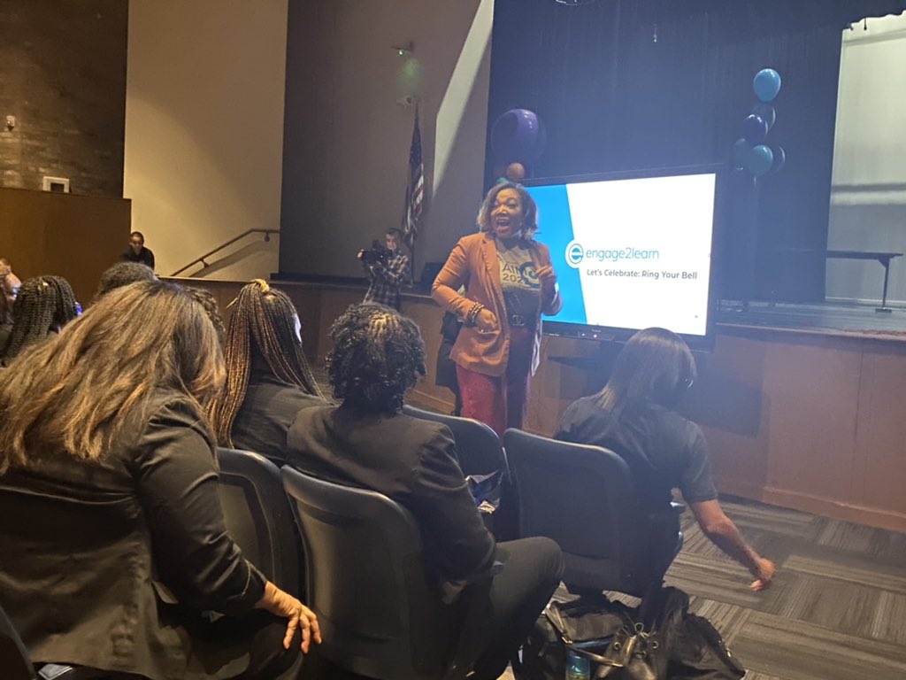Great energy this morning, as we hear from our fearless leader of AIM, Chief Washington. #engage2learn #DallasisdAIMConf <a href="/engage_learning/">engage2learn</a>