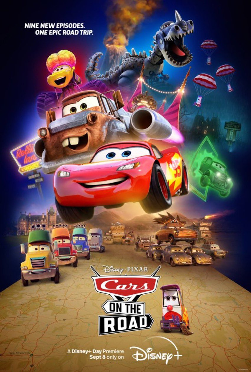 DiscussingFilm on Twitter "First poster for Pixar’s ‘CARS ON THE ROAD