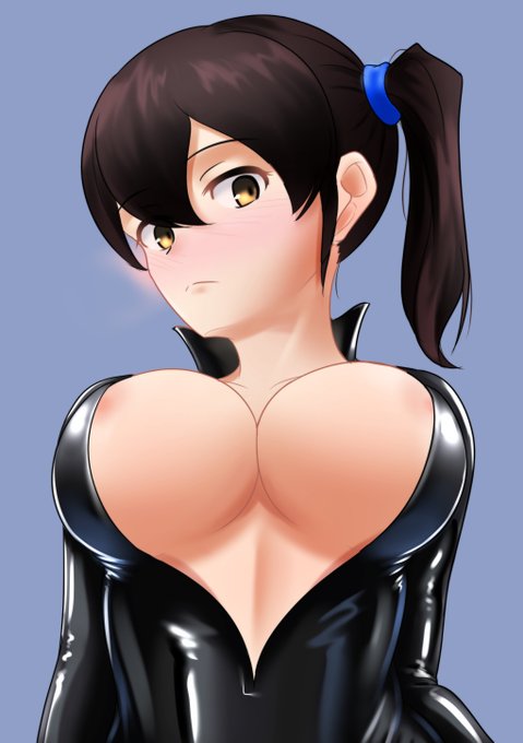 #おっぱいの日 延長戦。ラバースーツ加賀さん 