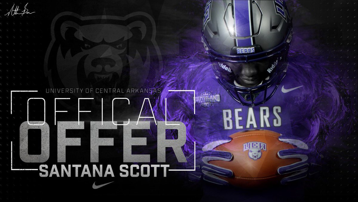 ScottSantana_11's tweet photo. Blessed to be offered by the university of central Arkansas 🙌🏽‼️‼️@CoachGunnellUCA @CoachMattSciba @rybeard_20 @MRHS_MavsFTB https://t.co/xJqWpq2AlQ