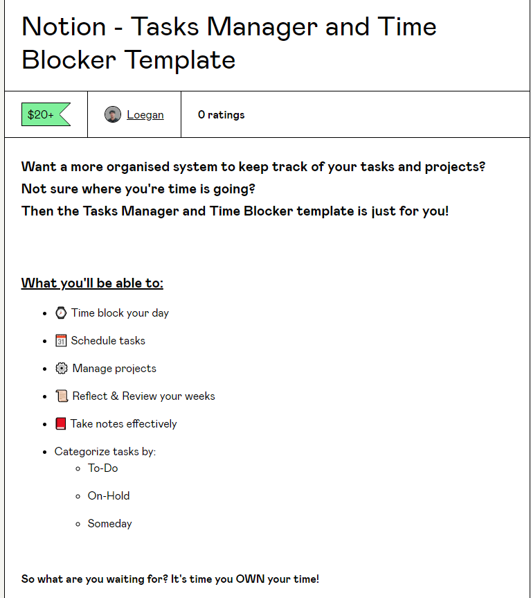 loeganraj1's tweet image. Been busy the past few weeks and been putting this off. But here&apos;s the product description sneak peek

Product launch happens this Friday

#buildinpublic #timeblocks #notiontwt