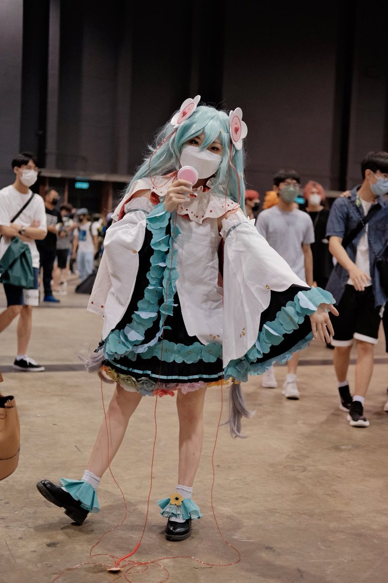 FionaNa_Na's tweet photo. Day 3💕正片
      
初音ミク: @FionaNa_Na 

#cosplay 
#miku 
#初音ミク
 #ACGHK2022 https://t.co/XFZcu7ofZG