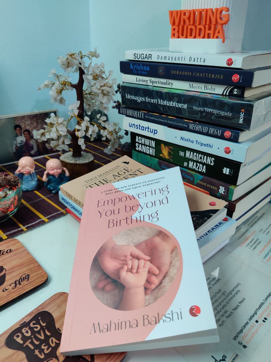WritingBuddha's tweet photo. #20thBookof2022
Empowering you beyond Birthing by @BakshiMahima (Book Review: 3.5*/5) !!!
.
Plz read the #BookReview at:
.
https://t.co/ZhWJR6kw6z
.
.
.
.
#Resolution36 #GoodreadsChallenge #BrunchBookChallenge
@Rupa_Books https://t.co/6QbEfiw62G