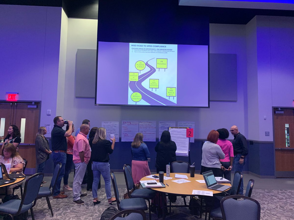 MISD_SpEd's tweet photo. It’s a great day in MISD! Admin training this morning focusing on special education compliance #BetterTogether #misdSpEd https://t.co/vlOZt8Uodb