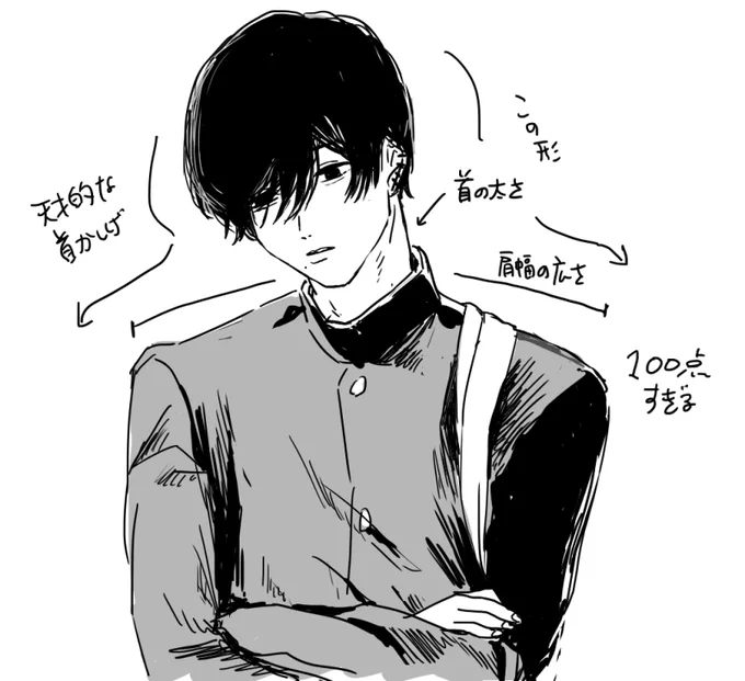 吉田に好き要素ありすぎるけどこの首の太さと肩幅の広さと頭のバランスがすきすぎてだな…… 
