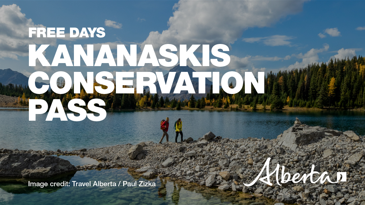 Albertaparks's tweet photo. #DYK? August 3 is a free day to visit Kananaskis and a Kananaskis Conservation Pass is not required. The first Wednesday of every month (Wilderness Wednesdays) is a free day for everyone to visit K-country!
Learn more: https://t.co/oRd5He5Fhw https://t.co/BZeN2G7pRE