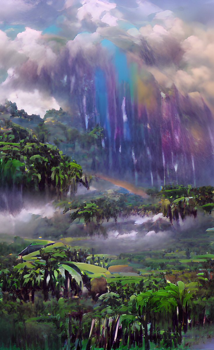 Storm on the jungle 
#NFTs #nftarti̇st #opensea #nature #jungle #digitalcreator