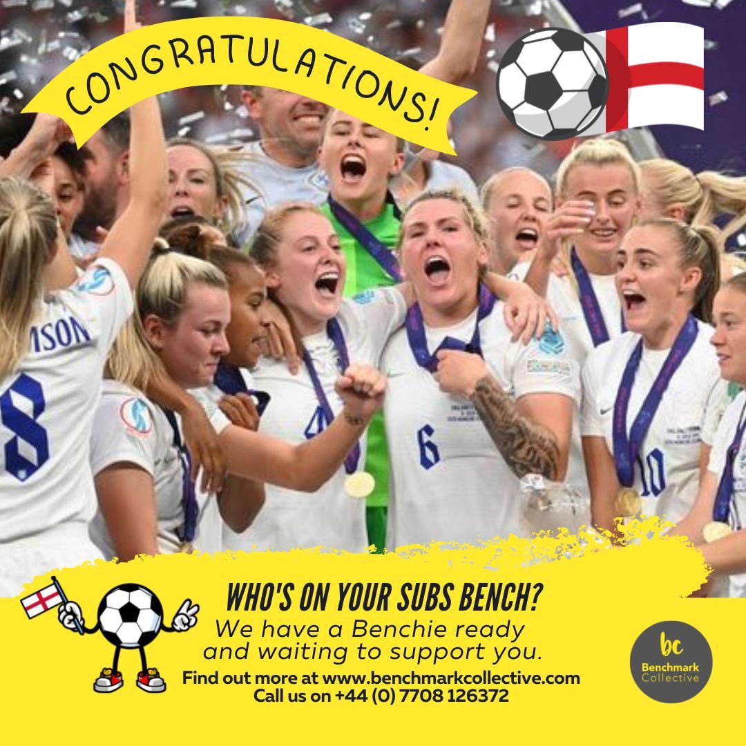 What a historic day for ⚽️, for women's sport &amp; for the power of belief. Congrats to the Lionesses for their epic success bringing football home &amp; to their super subs who were crucial to the win yet again - just like your #Benchie subs! #bringyourrevenuehome #salessupport 🏆