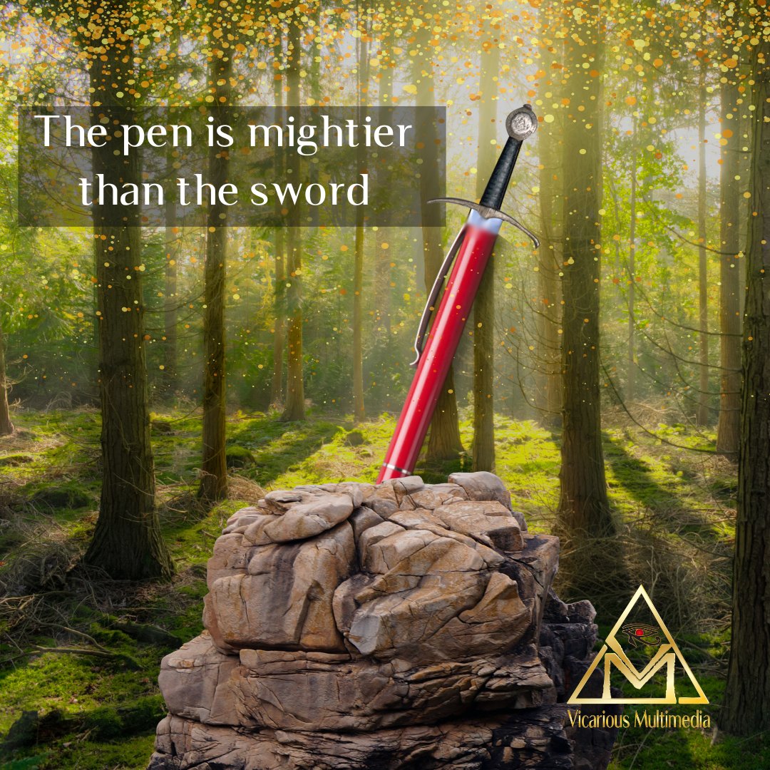 wervicarious's tweet photo. The pen is mightier than the sword - but just as challenging to wield. Vicarious Multimedia employs professional writers and editors that can succinctly create and deliver your messages. Visit https://t.co/eUQjUDgfaA today and learn how Vicarious can help to tell your story! https://t.co/vUYK0iVlb3