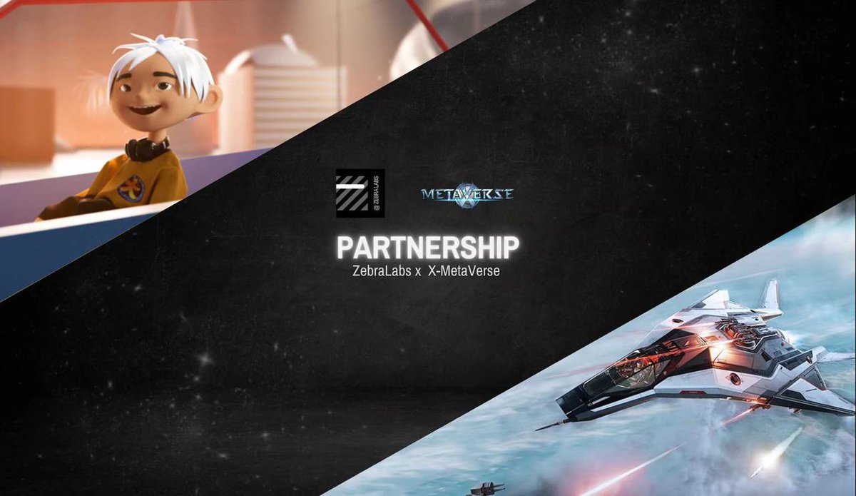ZebraLabsNFT's tweet photo. New partnership with @XMetaverse_ 🎉
X-Metaverse is a blockchain game, inspired by StarCraft and Star Wars.💫
To celebrate we will have 20 Whitelist + OAT giveaways 🍻
To enter👇
Gleam:https://t.co/LIBXZjz2yH
OAT:https://t.co/00V9DVKuzh
#NFT #NFTCommunity #GameFi #ETH #BSC https://t.co/osrRY3C84q