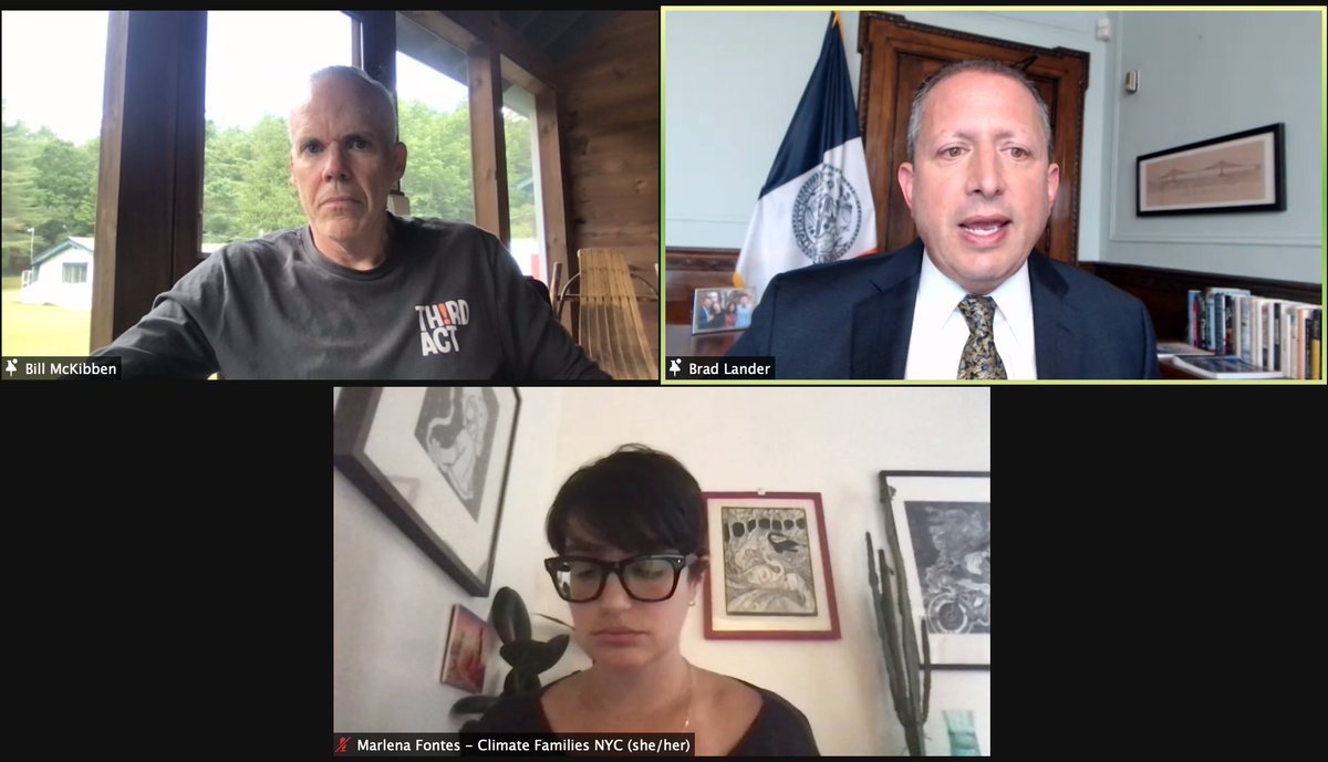 nychange's tweet photo. .@billmckibben and @NYCComptroller agree: no more financing for fossil fuel expansion! That's why the comptroller says, 'We’re going to look at all our business relationships through the lens of, 'Are they consistent with our net zero commitments?'" #BLKsBigProblem https://t.co/7mbrLfeFWf
